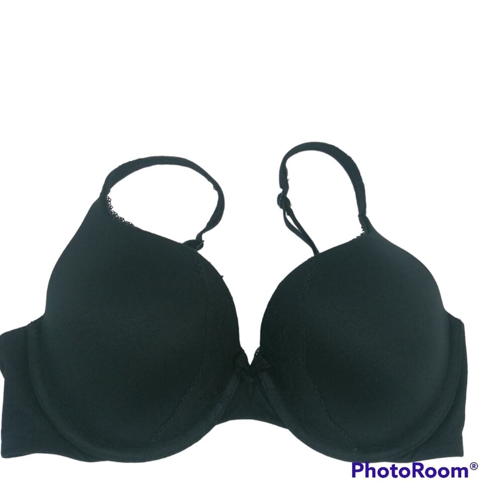 Victoria's Secret Body by Victoria Perfect Shape Black Bra Size 32DD